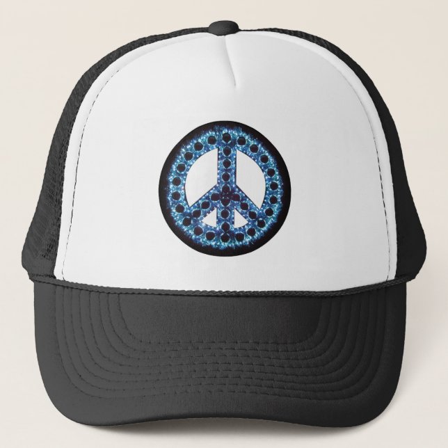 Camionero gorra azul de la paz (Anverso)