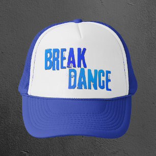Camionero Gorra azul de neón de interrupción