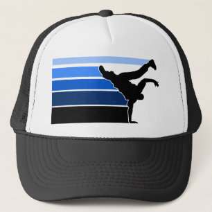 Camionero Gorra azul del negro de la pendiente de BBOY