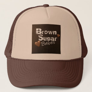 Camionero Gorra Babes de azúcar marrón