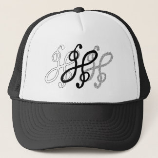 Camionero Gorra blanco del LLC de la etiqueta