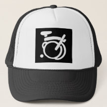 Gorra blanco y negro de Brompton