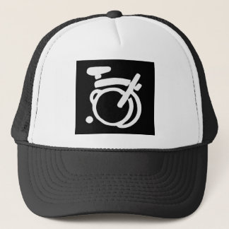 Camionero Gorra blanco y negro de Brompton