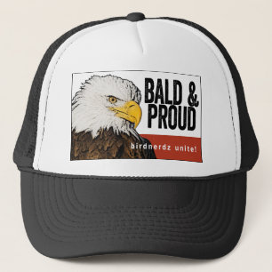 Camionero Gorra "calvo y orgulloso" de Eagle calvo del