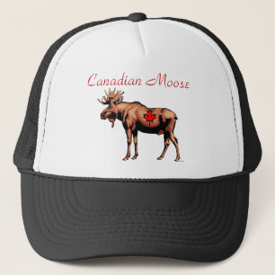 Camionero Gorra canadiense de los alces