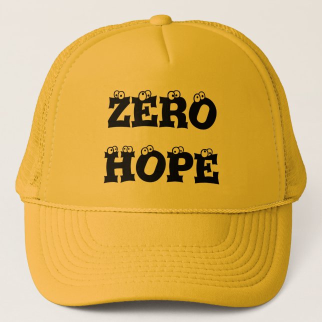 Camionero Gorra cero de la esperanza (Anverso)