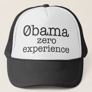 Camionero Gorra cero de la experiencia de Zerobama Obama