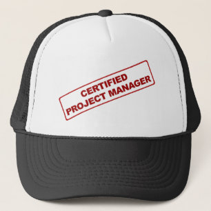 Camionero Gorra certificado del gestor de proyecto