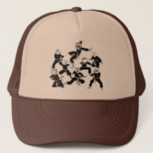 Camionero Gorra cómico de la cuadrilla de Meme Ninja de las