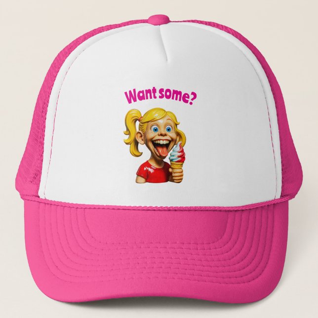 Camionero Gorra con actitud de helado (Anverso)