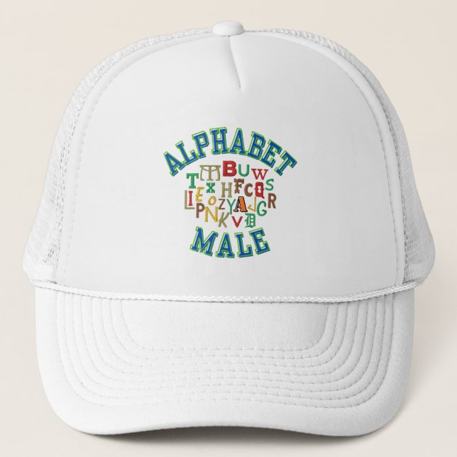 Camionero Gorra con aspecto de bordado (Anverso)