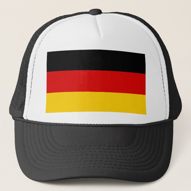 Camionero Gorra con bandera de Alemania (Anverso)
