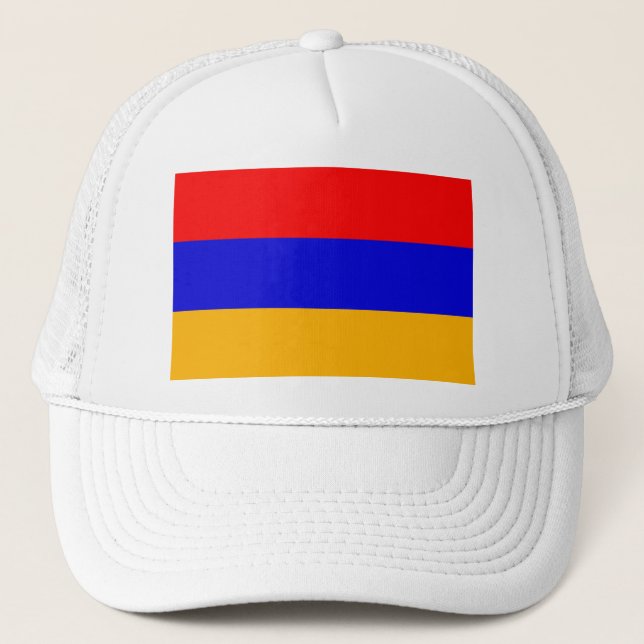 Camionero Gorra con bandera de Armenia (Anverso)