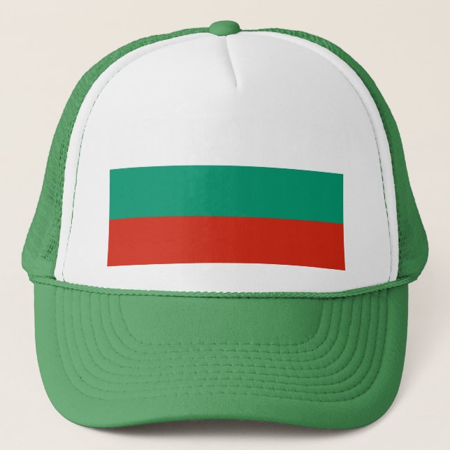 Camionero Gorra con bandera de Bulgaria (Anverso)