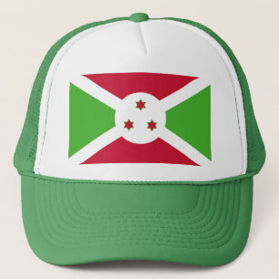 Camionero Gorra con bandera de Burundi