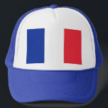 Camionero Gorra con bandera de Francia<br><div class="desc">Añada un toque de orgullo francés a su colección de paños de cabeza con nuestro exclusivo gorra que cuenta con la bandera de Francia. Diseñado con meticulosa atención a los detalles, este gorra es más que simplemente funcional; es una celebración de la herencia francesa y el orgullo cultural. El audaz...</div>