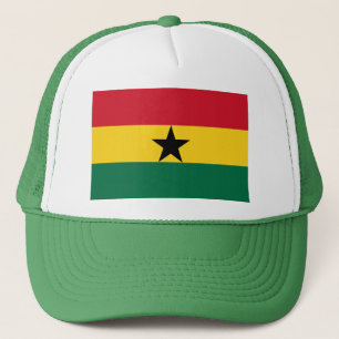 Camionero Gorra con bandera de Ghana