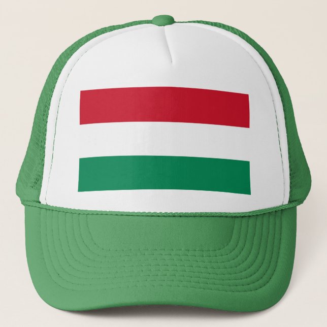 Camionero Gorra con bandera de Hungría (Anverso)