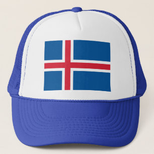 Camionero Gorra con bandera de Islandia