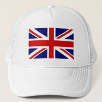 Gorra con bandera de jack de la unión británica