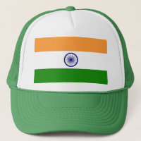 Gorra con bandera de la India