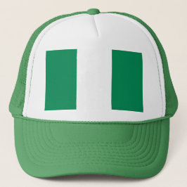 Camionero Gorra con bandera de Nigeria