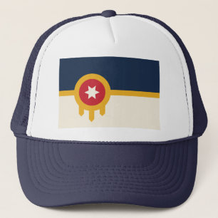 Camionero Gorra con bandera de Tulsa, Oklahoma