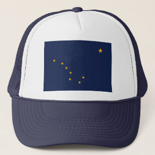Camionero Gorra con bandera del estado de Alaska - Estados U