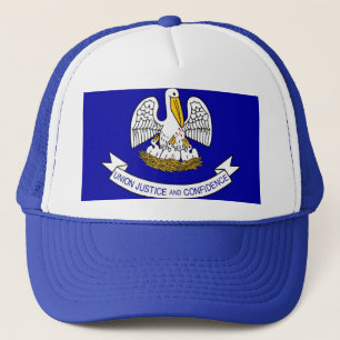 Camionero Gorra con bandera del estado de Luisiana - Estados