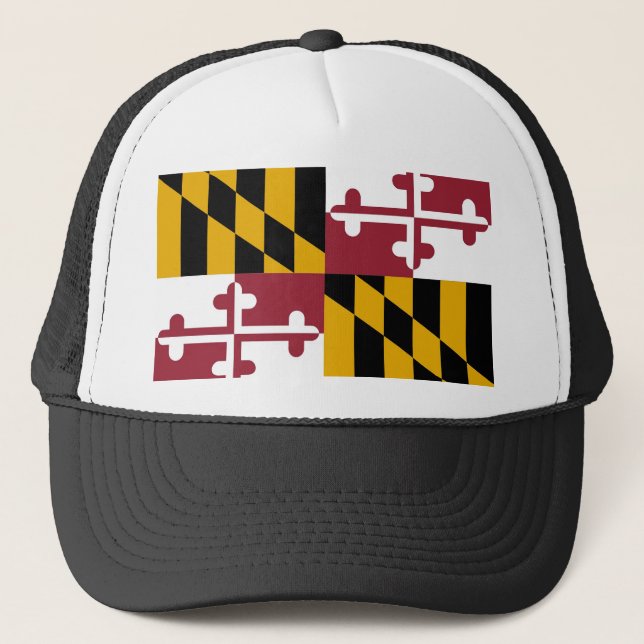 Camionero Gorra con bandera del estado de Maryland - Estados (Anverso)