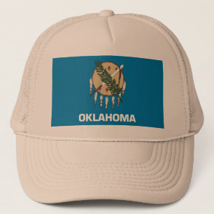 Camionero Gorra con bandera del estado de Oklahoma - Estados