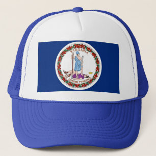 Camionero Gorra con Bandera del Estado de Virginia - Estados