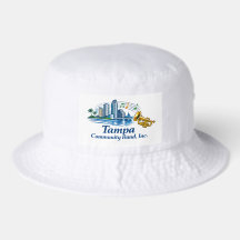 Gorra con cubeta del logotipo de la trompeta TCB