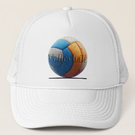 Camionero Gorra con deporte de voleibol de diseño