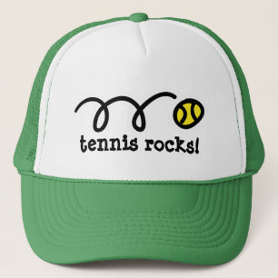 Camionero Gorra con diseño de bola de tenis rebotante