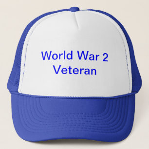Camionero gorra con "el veterano de la guerra mundial 2 "