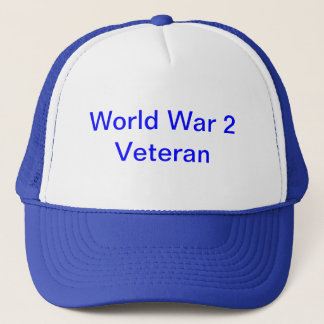 Camionero gorra con "el veterano de la guerra mundial 2 "
