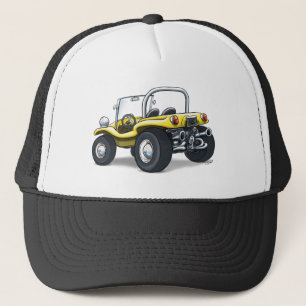 Camionero gorra con errores de tragante abierto amarillo