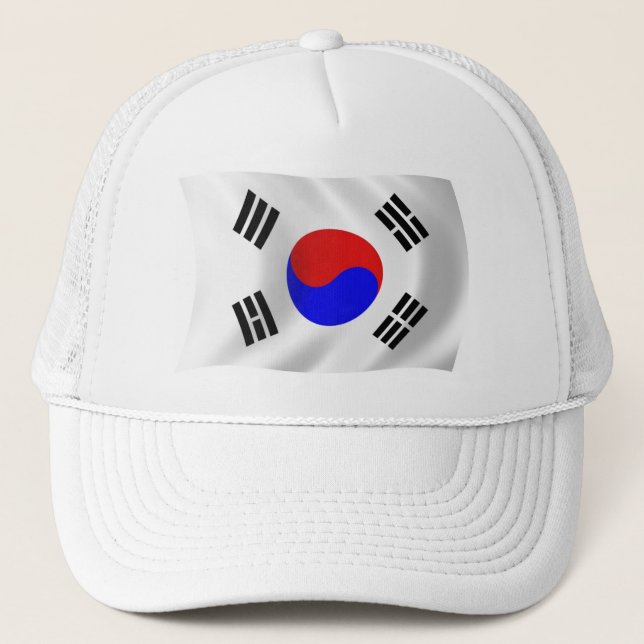 Camionero Gorra con la bandera de Corea del Sur (Anverso)