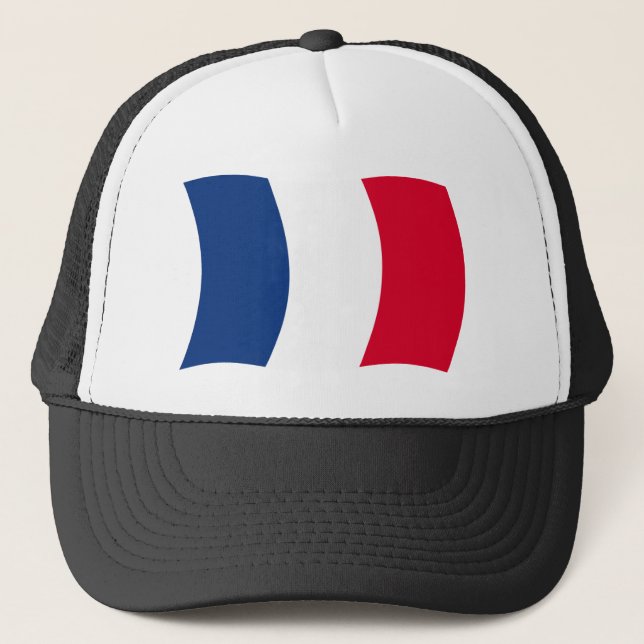 Camionero Gorra con la bandera de Francia (Anverso)