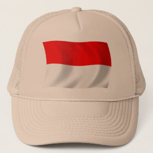 Camionero Gorra con la bandera de Indonesia