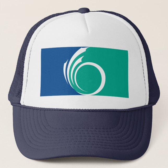 Camionero Gorra con la bandera de Ottawa, Canadá (Anverso)