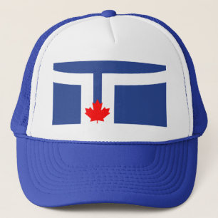 Camionero Gorra con la bandera de Toronto, Ontario, Canadá