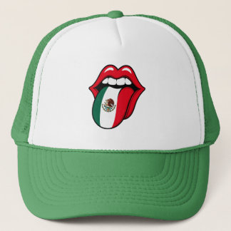 Camionero Gorra con lengua de la bandera de México – diverti