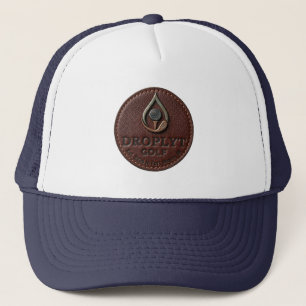 Camionero Gorra con logo de Droplyt Golf Rustic