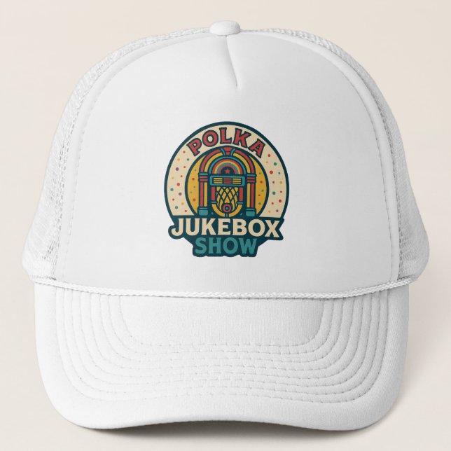 Camionero Gorra con Logo de Polka Jukebox (Anverso)