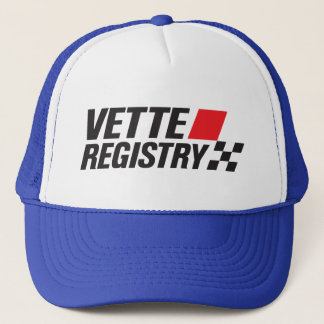 Camionero Gorra con logo de Vette Registry