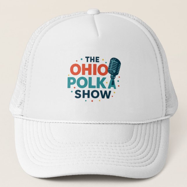 Camionero Gorra con logotipo de Ohio Polkas (Anverso)