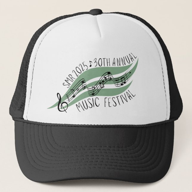 Camionero GORRA conmemorativo del 30° Festival de Música de  (Anverso)