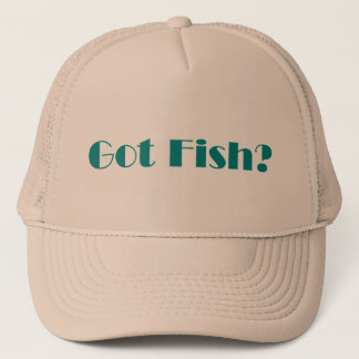 Camionero Gorra conseguido de los pescados